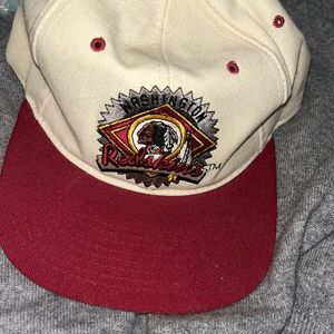 𝅺Vtg Washington Redskins Logo Hat Snapback WOOL!! Rare!!  CHRISTMAS SALE!